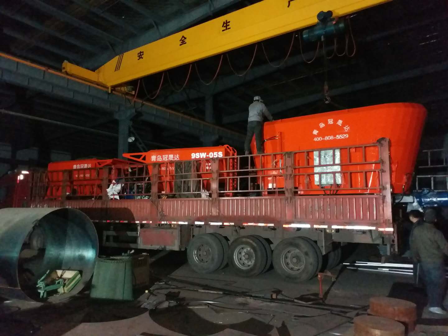 河南某公司購買(mǎi)固定式TMR攪拌機 河南某公司購買(mǎi)固定式TMR攪拌機